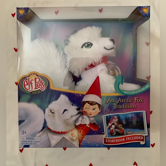 Elf on the Shelf Pets White Arctic Fox With Storybook - Picture 4 of 15